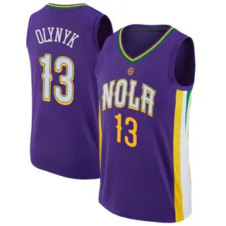 New Orleans Pelicans Men's Kelly Olynyk Purple Swingman Jersey - City Edition